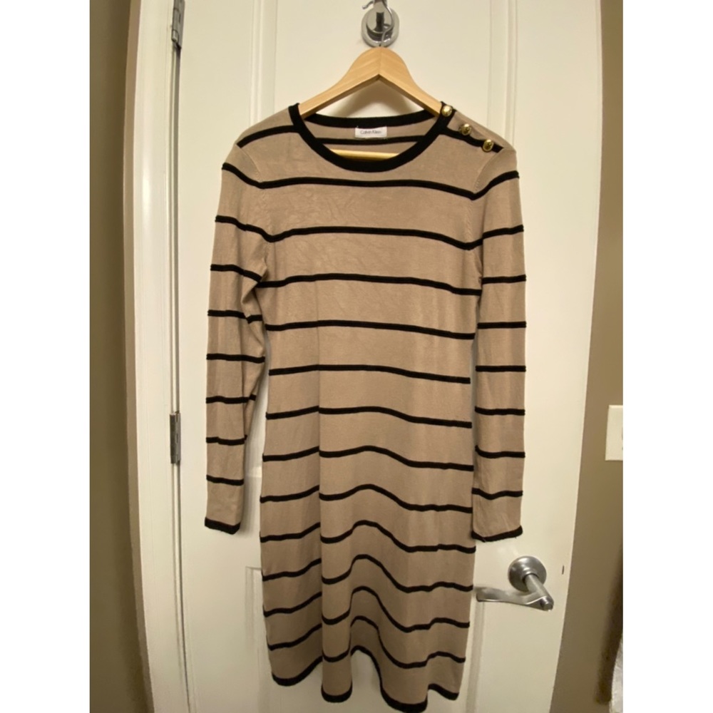 Calvin Klein Striped Dress